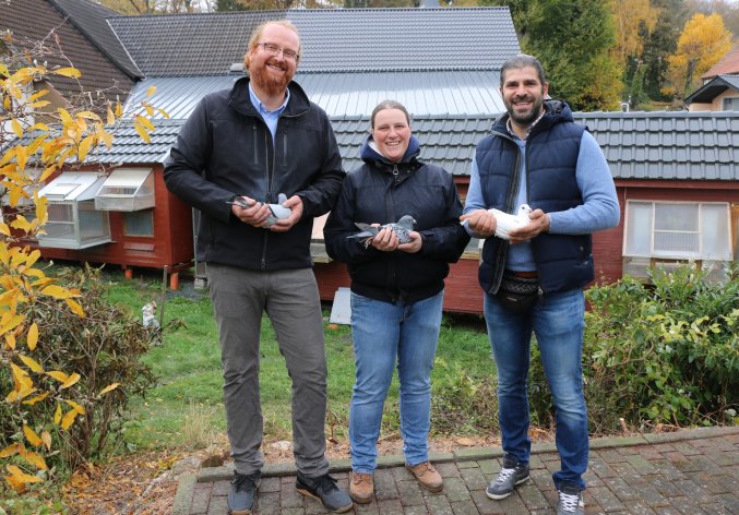 ZG Scherre/Pitz with Florian (left), Anke and Mustafa